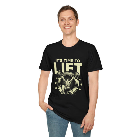 ITS TIME TO LIFT GYM T-SHIRT