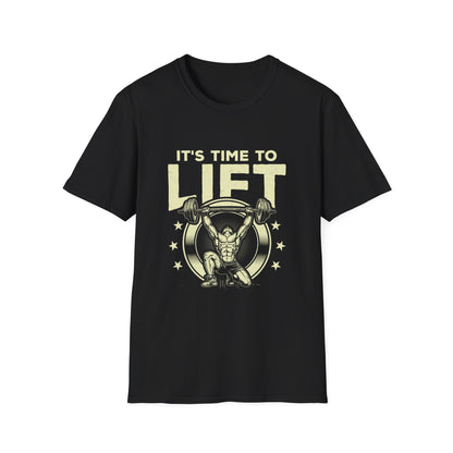 ITS TIME TO LIFT GYM T-SHIRT
