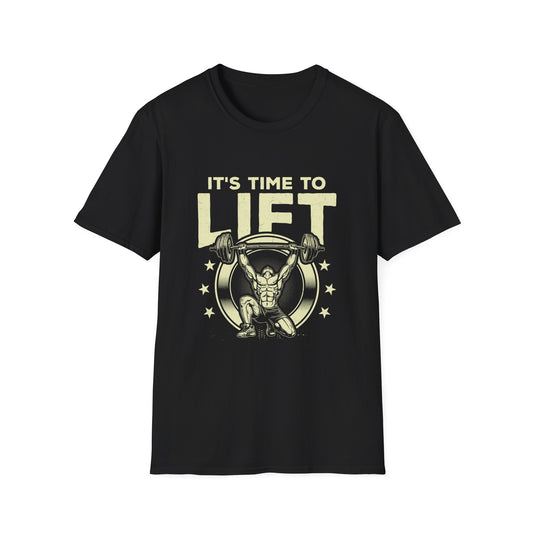 ITS TIME TO LIFT GYM T-SHIRT