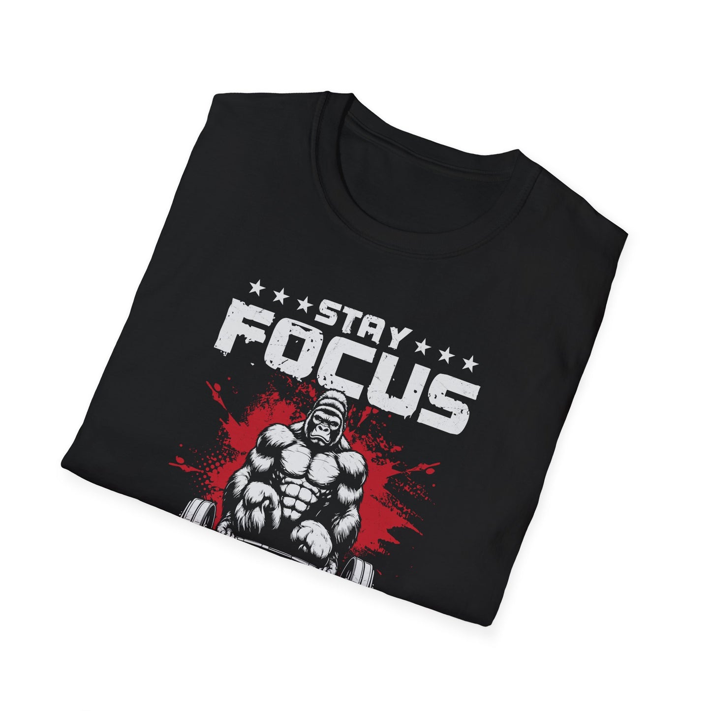 GYM T-SHIRT STAY FOCUS AND BEAST