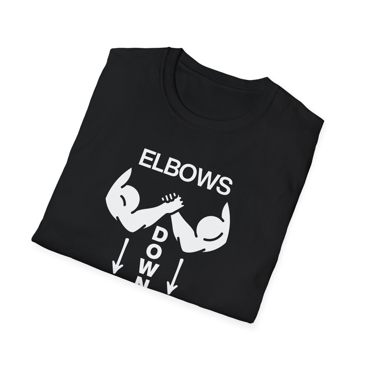 ELBOWS DOWN – Arm Wrestling Training Tee