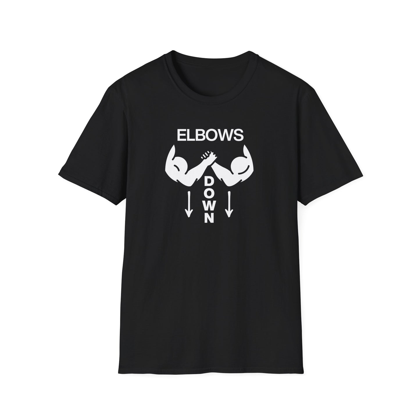 ELBOWS DOWN – Arm Wrestling Training Tee