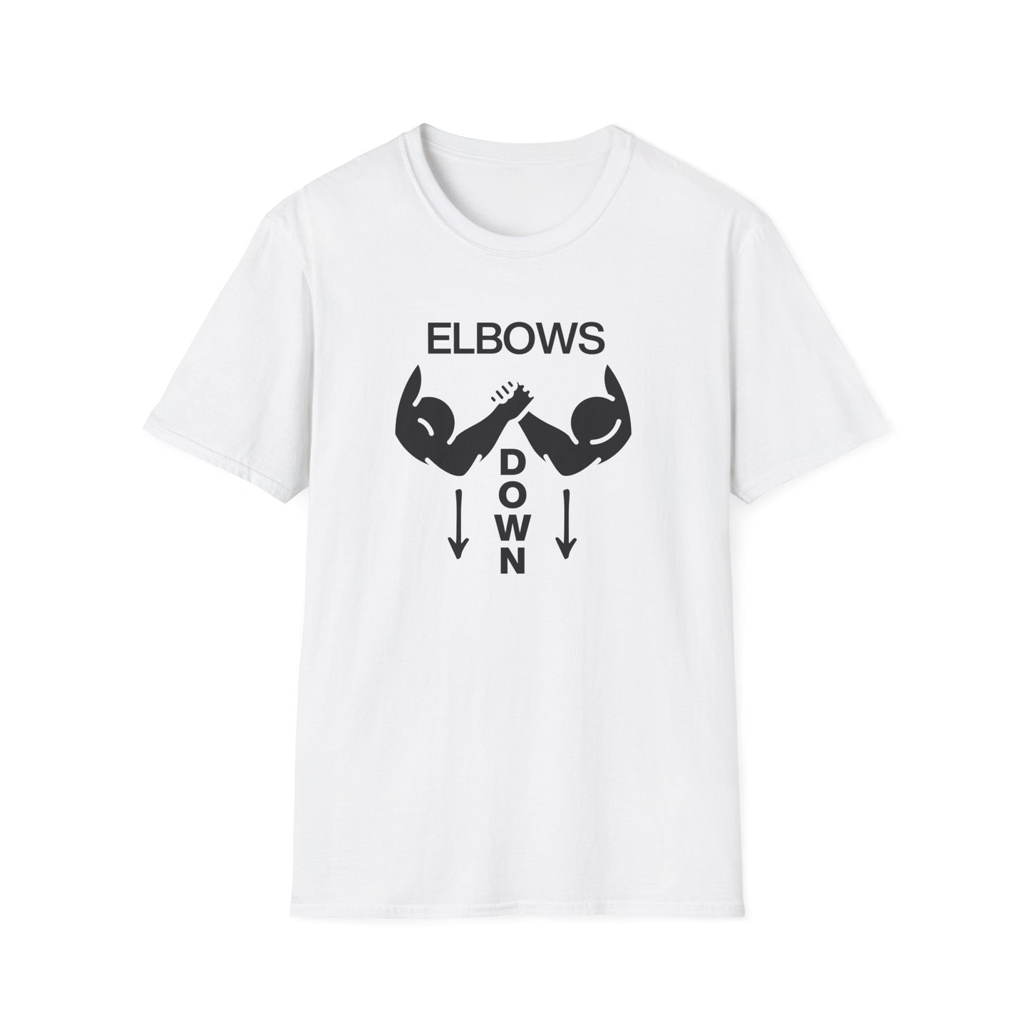 ELBOWS DOWN – Arm Wrestling Training Tee