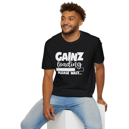Gym Motivation Shirt | Gainz Loading T-Shirt